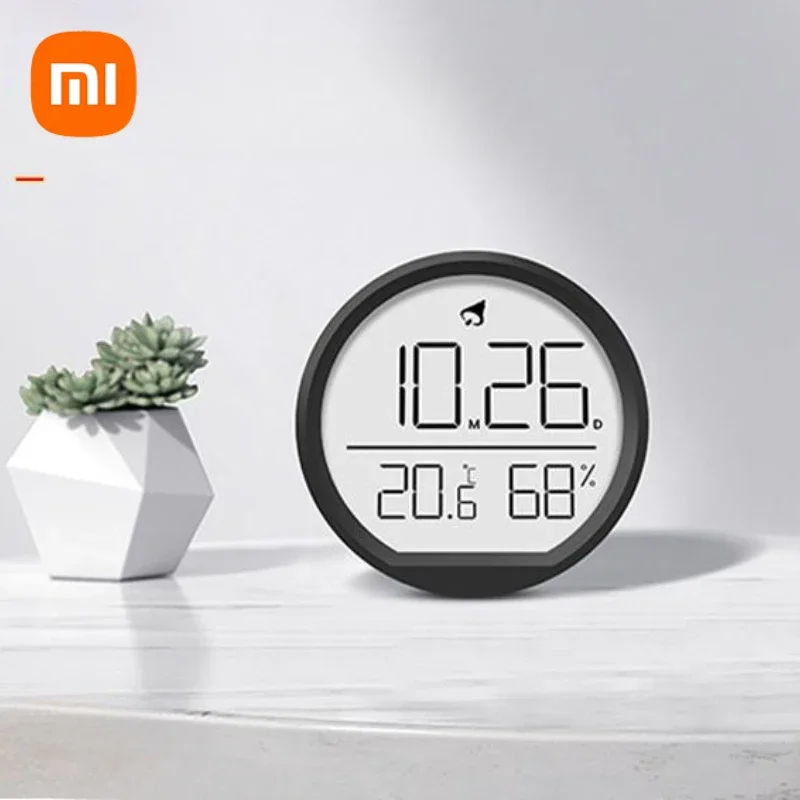 Xiaomi Multi-function Magnetic Thermometer Hygrometer with Clock Alarm Clock Calendar Functions Room Humidity Temperature Meter