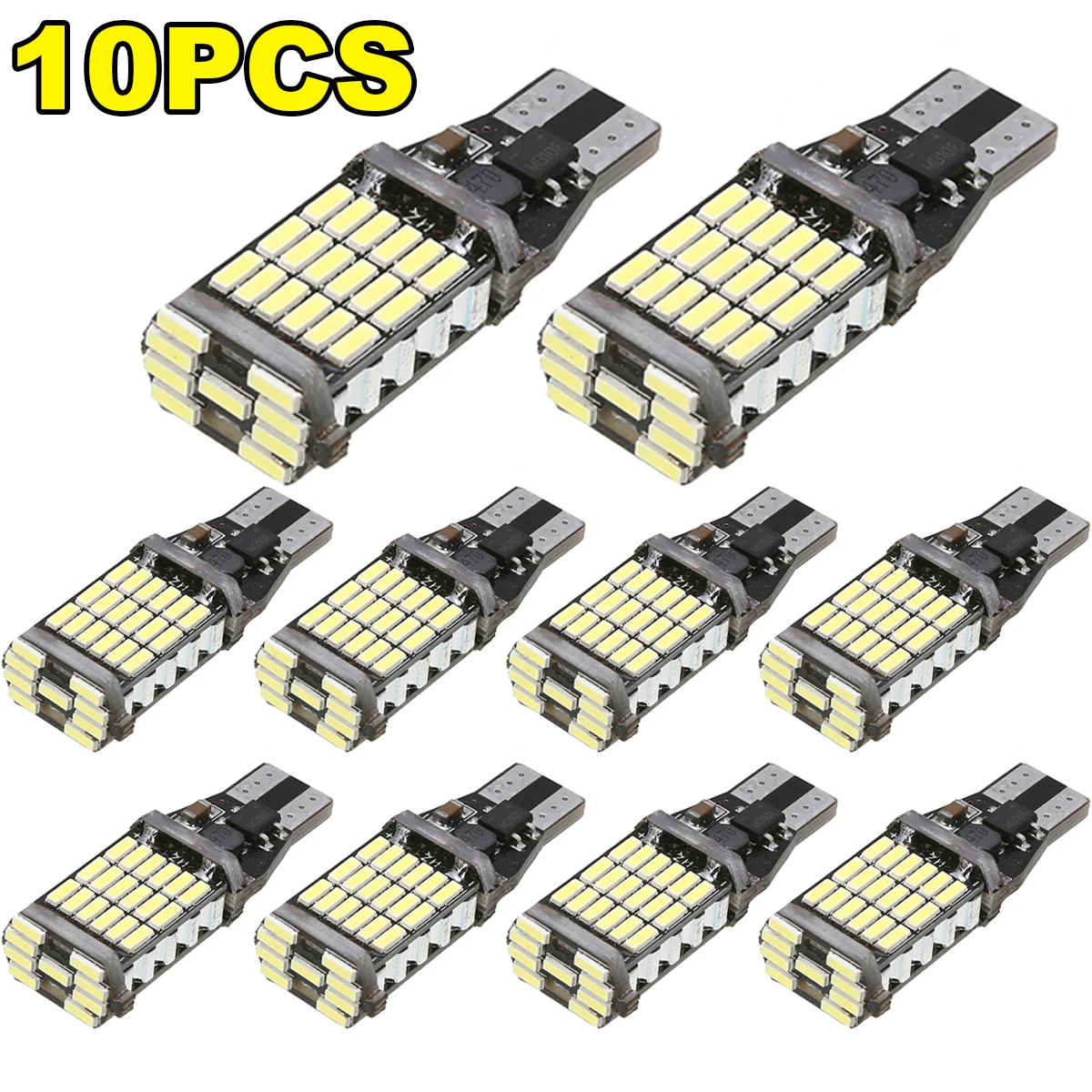 

2/10pcs Super Bright 1200LM T15 LED Reversing Bulbs Super Bright White LED Bulb for Car Backup Reverse Light 912 921 T15 W16