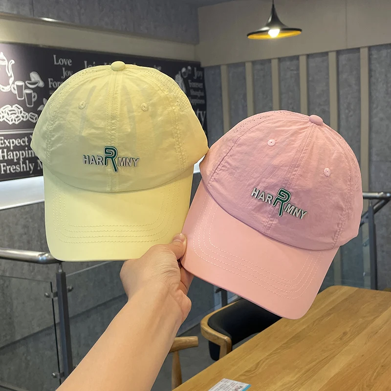 Summer Thin Quick-Drying Breathable Baseball Cap Women's Outdoor Sports Running Peaked Cap Men's Sunhat