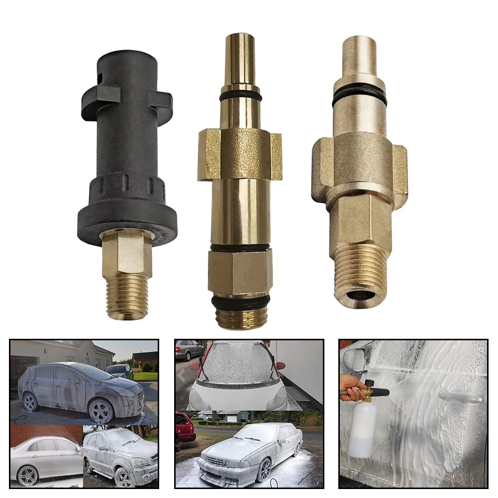 High Quality Garden High Pressure Car Wash Nozzle Foam Pot Conversion Quick Plug Garden High Pressure Washing Accessories