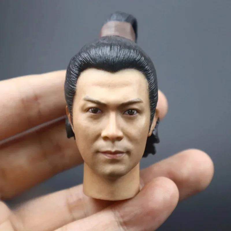 

1/6 Scale Chinese Ancient Hero Guo Jing Head Carving Song Dynasty Male Solider Head Played for 12in Action Figure DIY Toy