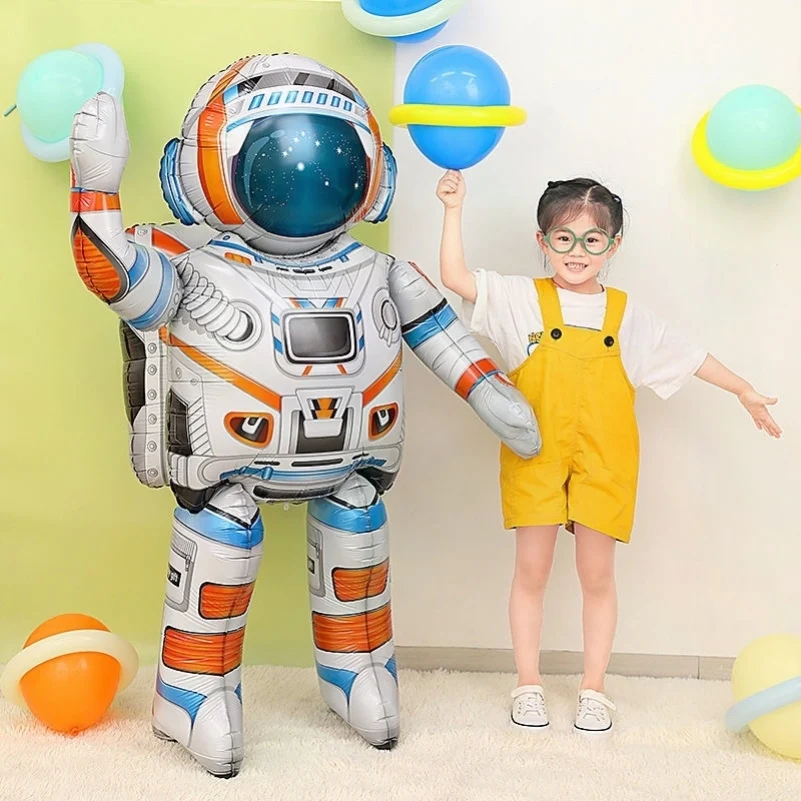 Große Astronauten-Luftballons, Weltraum-Thema, Party-Dekoration, aufblasbarer Astronaut für Babyparty, Kinder, alles Gute zum Geburtstag, Party-Dekoration – Detail 4