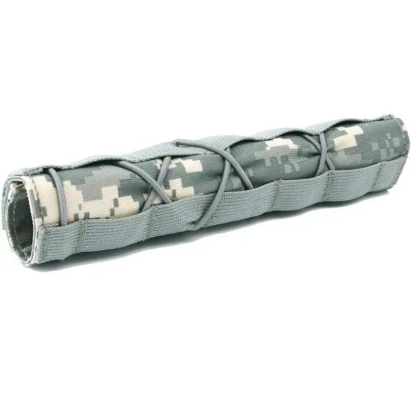 22cm/8.66inch Tactical Airsoft Suppressor Cover Airsoft Silencer Protector Cover Case Camouflage Set Fit For Hunting Shooting
