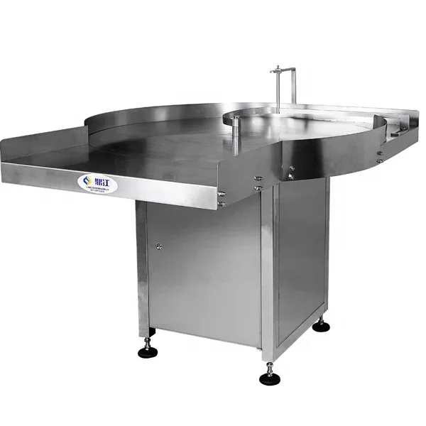 

Round Table Turntable Unscramble Machine Round Can Plastic Glass Bottle Unscrambler Machine