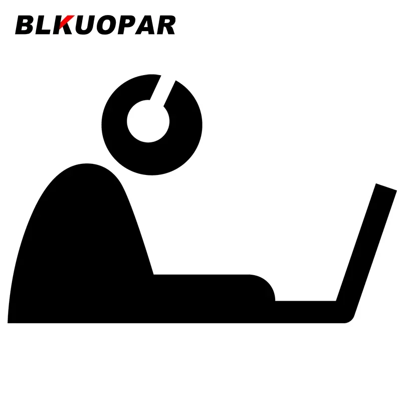 BLKUOPAR for Software Developer Car Stickers Waterproof Fashionable Decals Scratch-Proof Windshield Trunk Decor Car Label