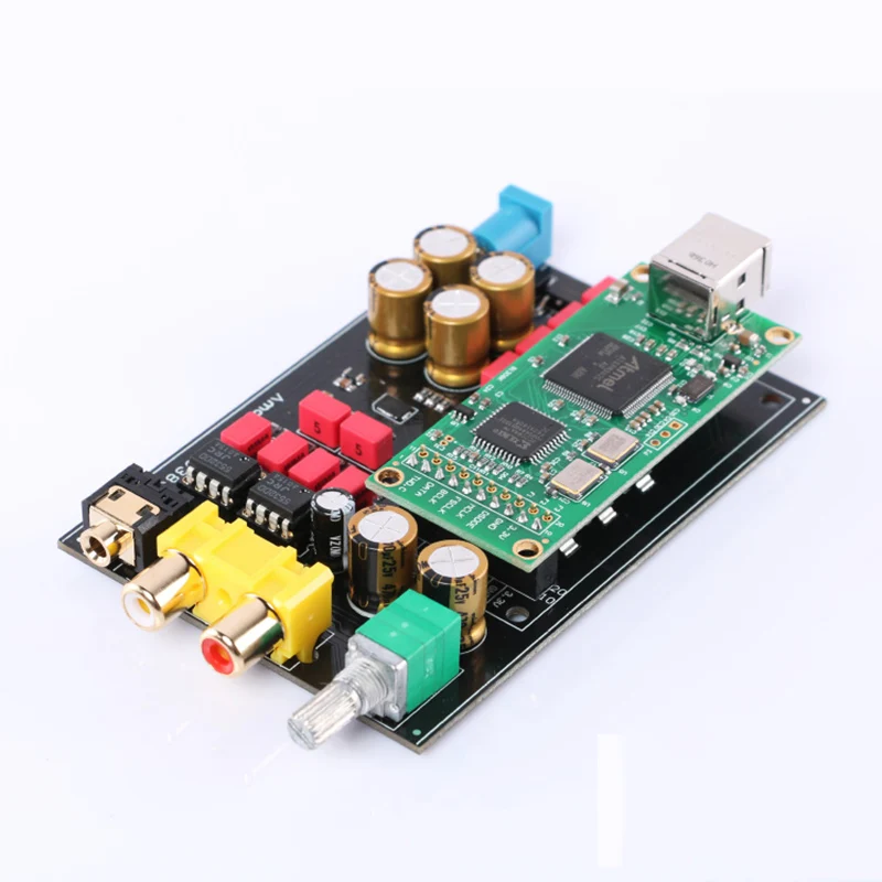 

Nvarcher ES9038 Sound Card USB Decoder Board DAC DSD Compatible Amanero XMOS+CPLD