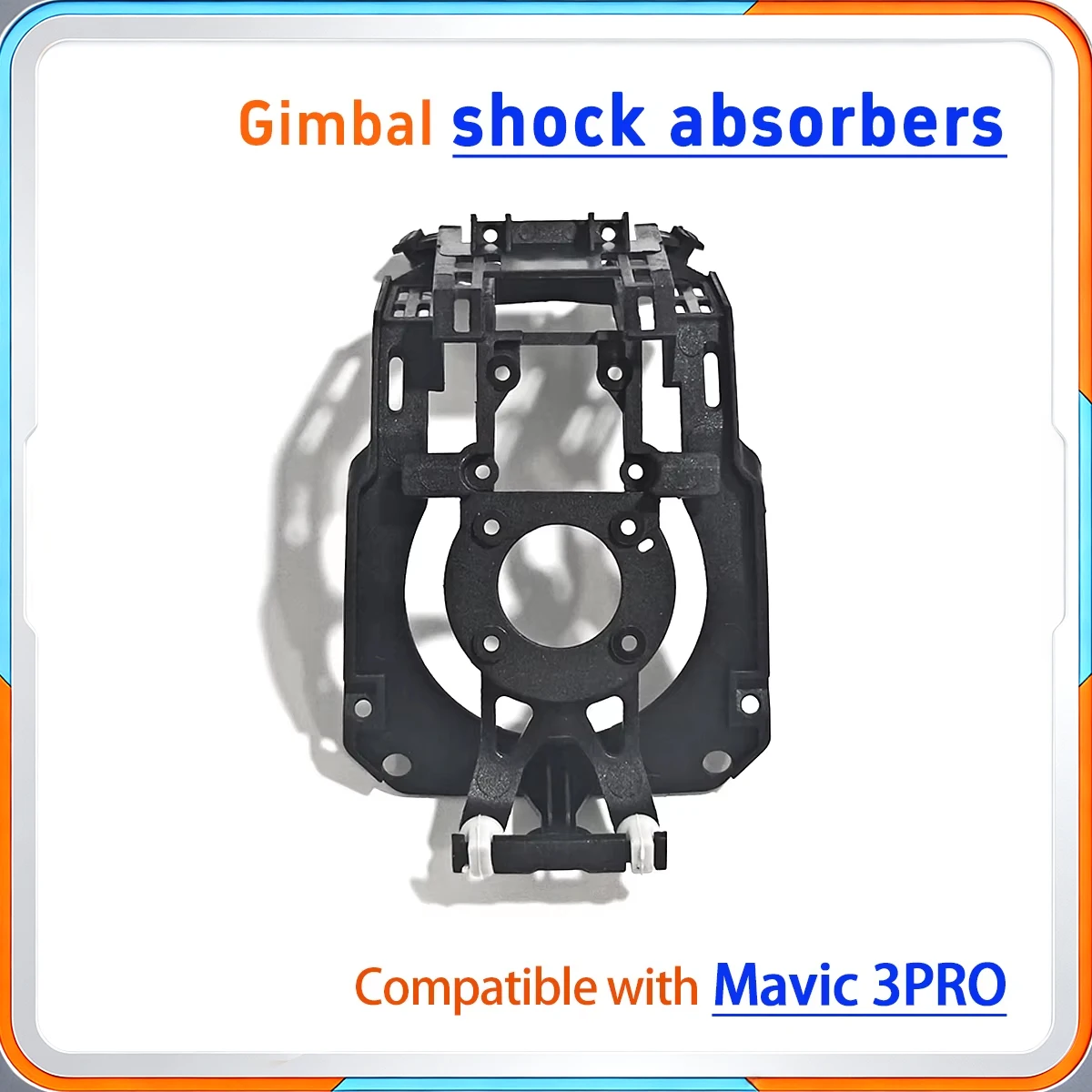 Suitable for DJI Mavic 3/3PRO/3 CLASSIC/3T gimbal shock absorbers, dampers, including upper lower bracket rubber balls view 2