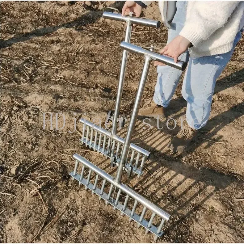 

Onion planting tool, seedling planter, scallion fork punching tool, onion vegetable planting tool