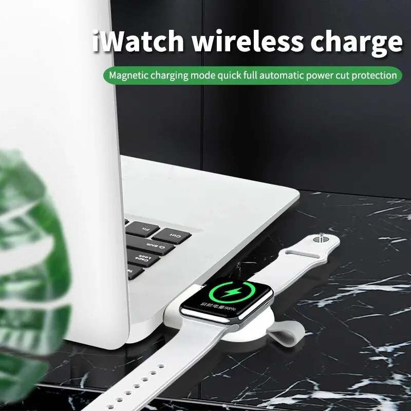 Fast Magnetic Wireless Charger For Apple Watch 8 7 6 5 4 3 SE Ultra 2 IWatch Dock Adapter Chargers Portable USB Charging Station