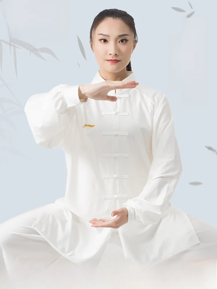 

Tai Chi orm Women's Practice Suit Summer New Ice Silk Sun Protection Ba Duan Jin Tai Chi Clothing Nylon Fabric