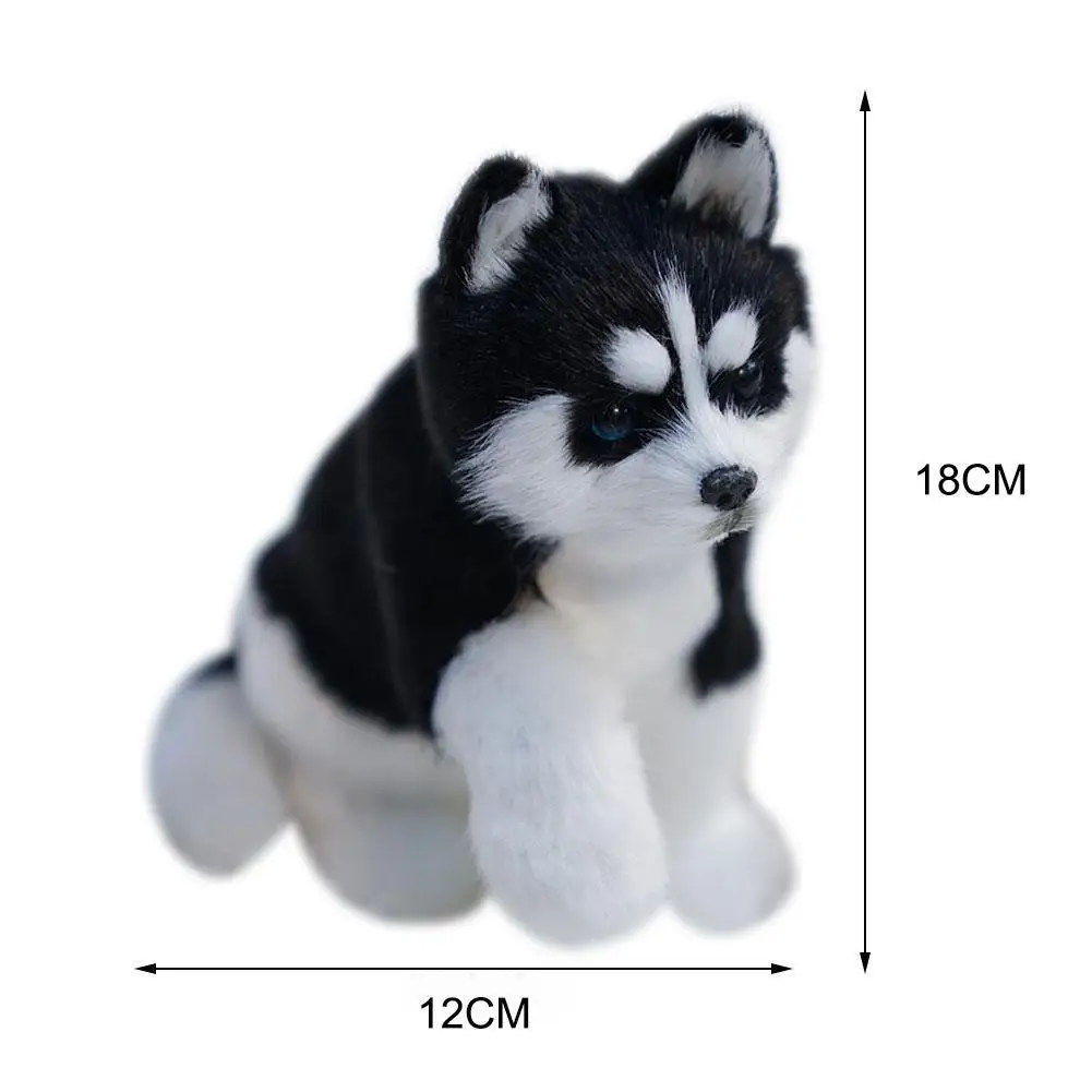 Realistisch Husky Hond Simulatie Speelgoed Hond Puppy Levensechte Gevulde Metgezel Speelgoed Hond Knuffels Simulatie Pop