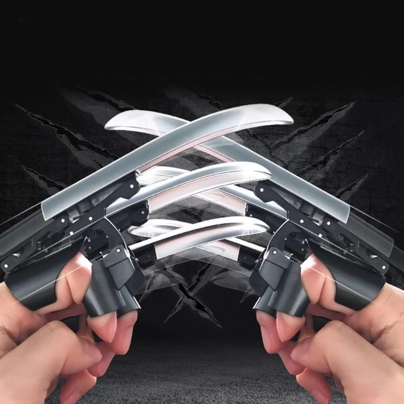 X4YC Retractable Wolf Claws Toy 3D Cosplay Wolf Claws Finger Toy For Kids Cosplay