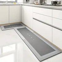 Diatomite non-slip water absorbent floor mat kitchen oil absorbent stain resistant washable wipeable doorway decorative foot mat