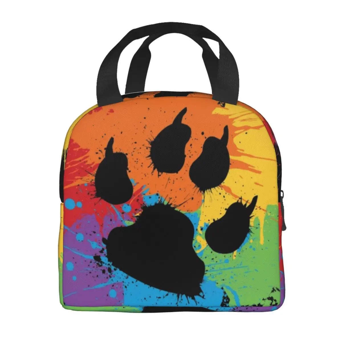 مخصص مثلي الجنس الدب باو فخر الغداء حقيبة الرجال النساء برودة الدافئة معزول صناديق الغداء للأطفال المدرسة #2