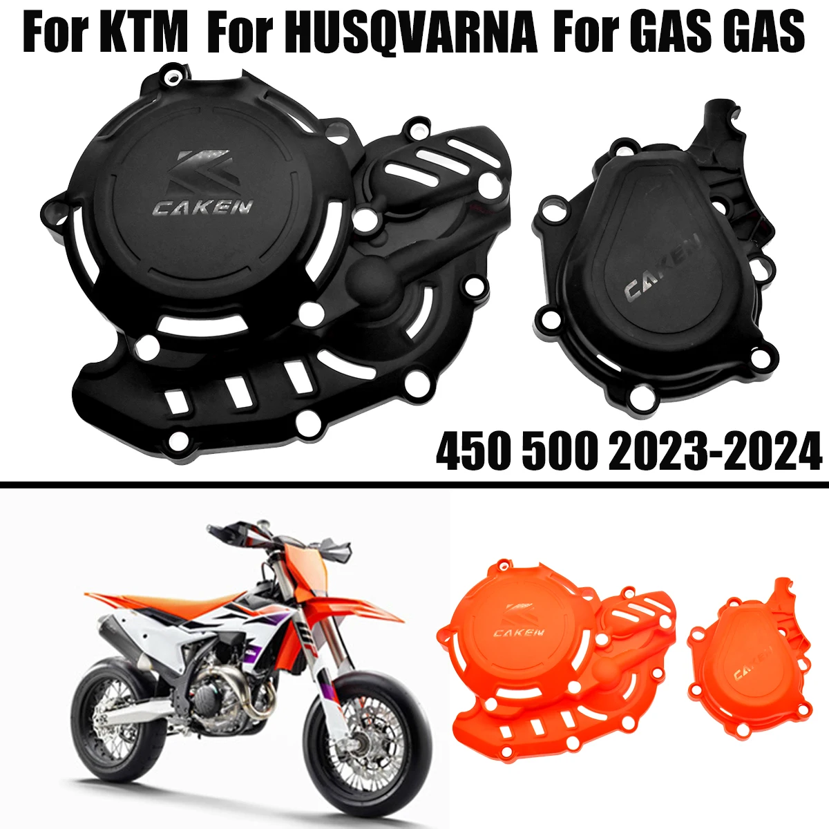 

Motorcycle Clutch Cover Ignition Protector Guard For KTM EXC-F SX-F XCF -W XW-F 450 500 For GAS GAS EC EX MC For HUSQVARNA FC FE