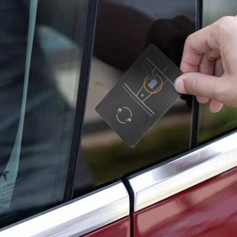 Replacement Contactless Vehicle Card for Model 3/Y/S/X, B-Pillar Reader Operation and Backup Phone Access H9EE