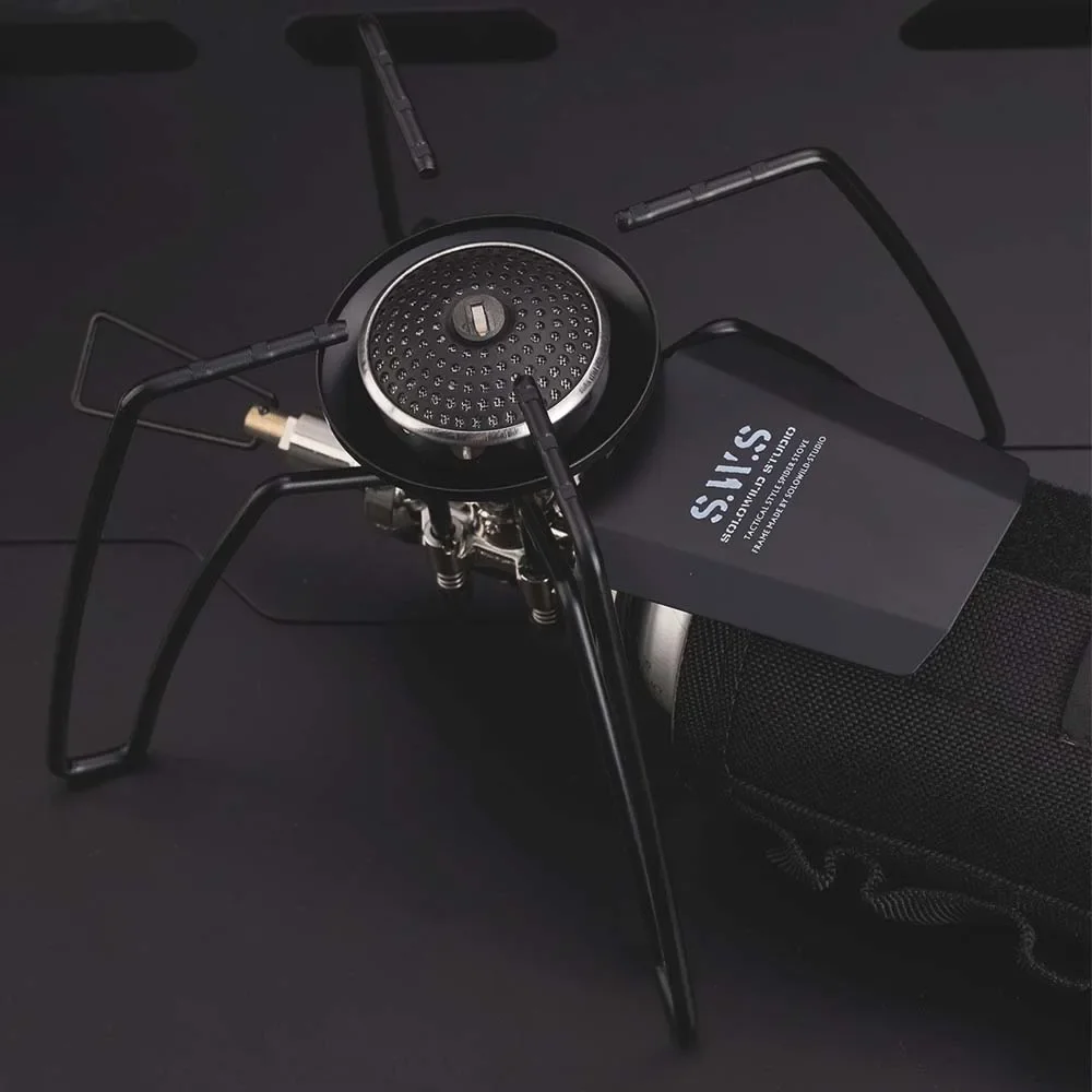 

Spider Stove Black Spider Folding Card Stove Camping Tableware Camping Kitchenware Camping Barbecue Gas Stove Portable