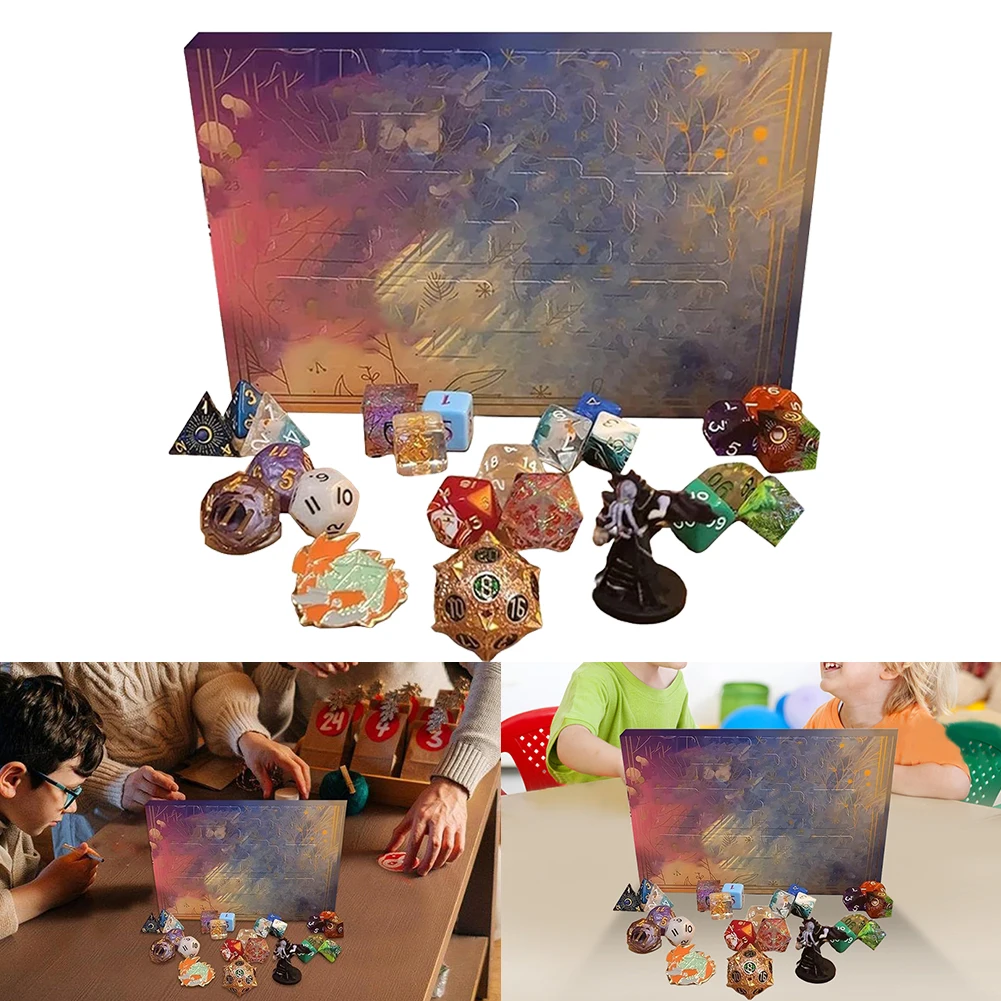 

Dice Advent Calendar 2023 24 Days of Christmas Advent Calendar Is A Toy for The Countdown Holiday of Christmas for Xmas Gift