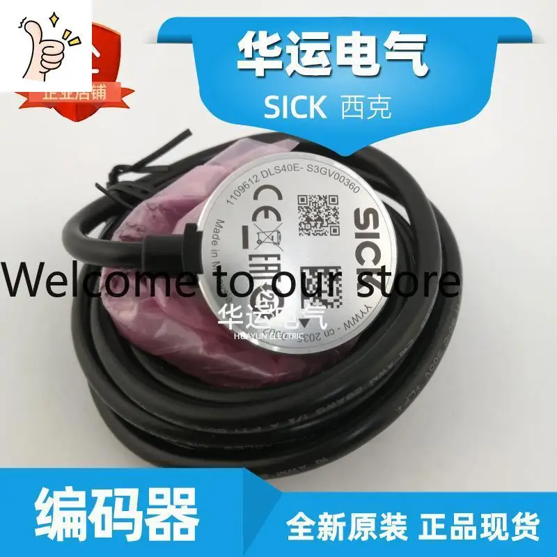 DLS40E-S3GV00360 1109612 SICK Incremental Encoder, Solid Shaft, Genuine