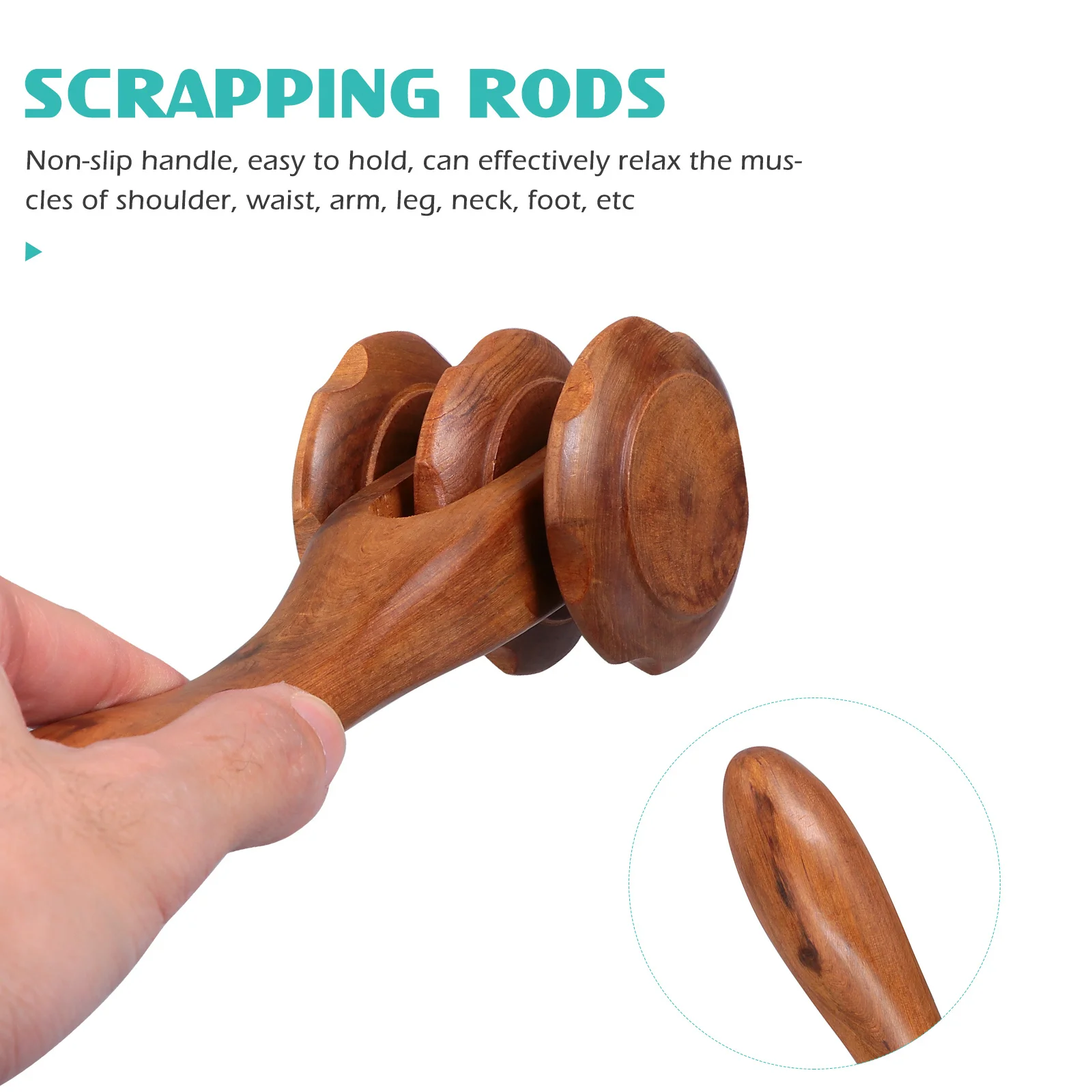 

Доска Гуаша из сандалового дерева, деревянный скребковый массажер для тела для здоровья, кровообращение, восстановление усталости, инструмент для шеи, плеч, спины