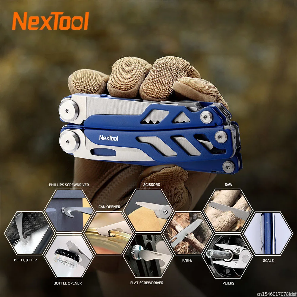

Xiaomi NexTool 16 In 1 Flagship Pro EDC Tools Portable Folding Tactical Pliers Knife Outdoor Camping Multifunctional Scissors