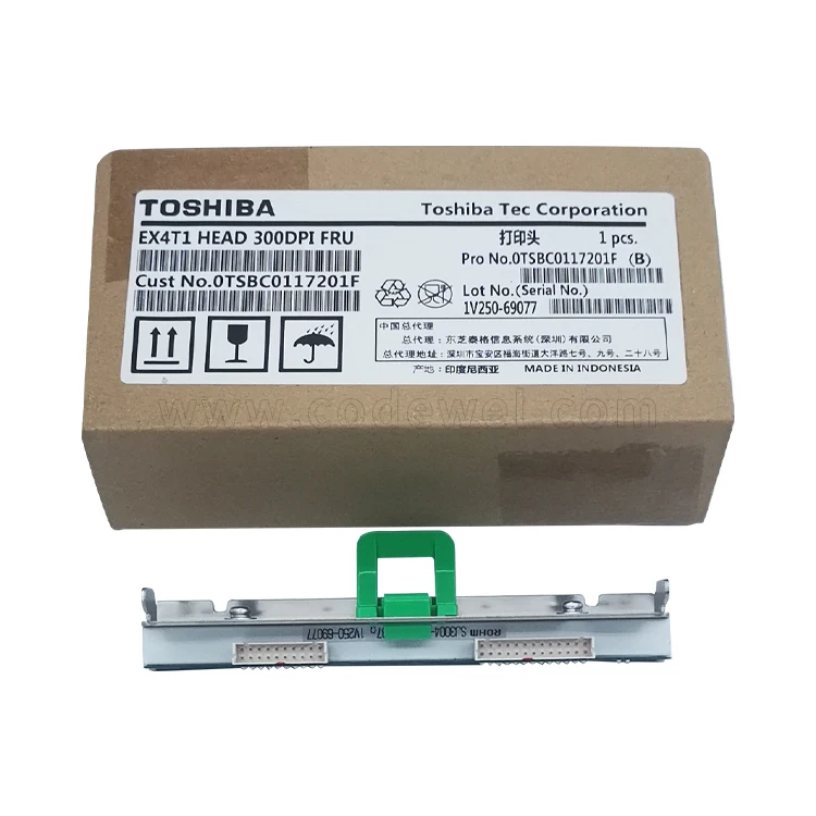 NEW Original  Printhead Thermal transfer Printer Head  EX4T3 600DPI Printer head for Toshiba