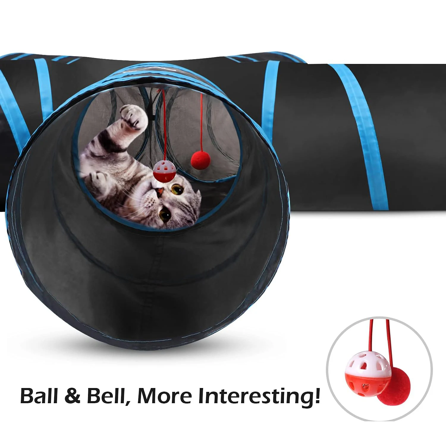 Pawaboo Cat Toys Cat Tunnel Tu - Cat Tunnel Toy 评论和价格