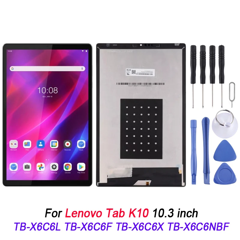 

For Lenovo Tab K10 10.3 inch LCD Screen Display with Digitizer Full Assembly Replacement TB-X6C6L TB-X6C6F TB-X6C6X TB-X6C6NBF