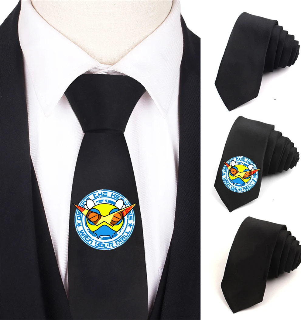 

Anime Tengen Toppa Necktie Boy's Children Necktie Cotton Neck Tie Teenager Neck Tie Halloween Cosplay Costumes Cartoon Gift