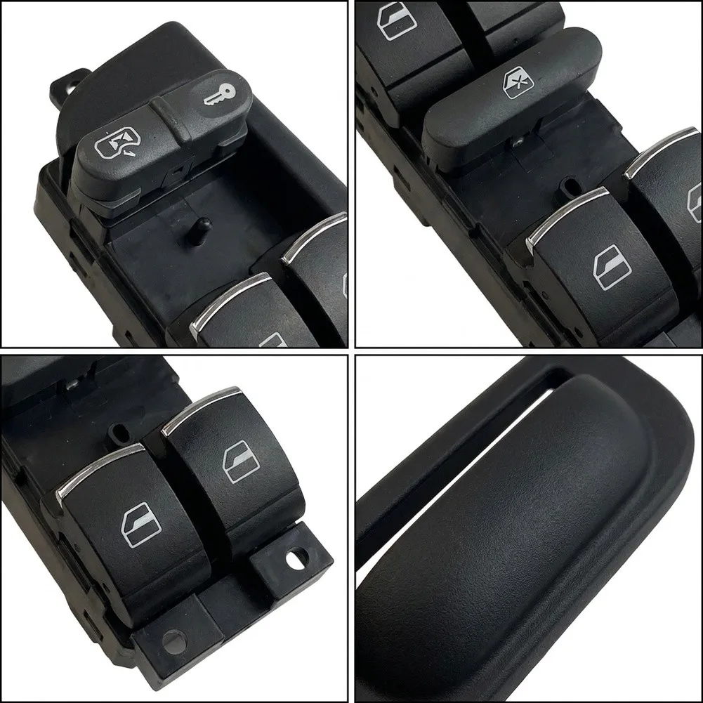 Auto Window Switch with Panel 3B1867171E 1J4959857D for For JETTA and For GOLF Models Produced Between 1999 and 2004