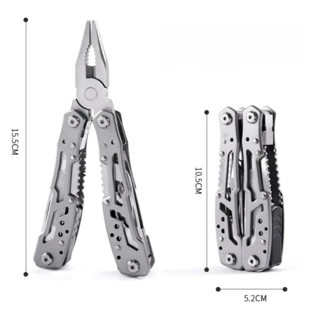 

Outdoor Multifunctional Pliers Portable Field Emergency EDC Kit Combination Tool Steel Camping Tactical Folding Knife Pliers