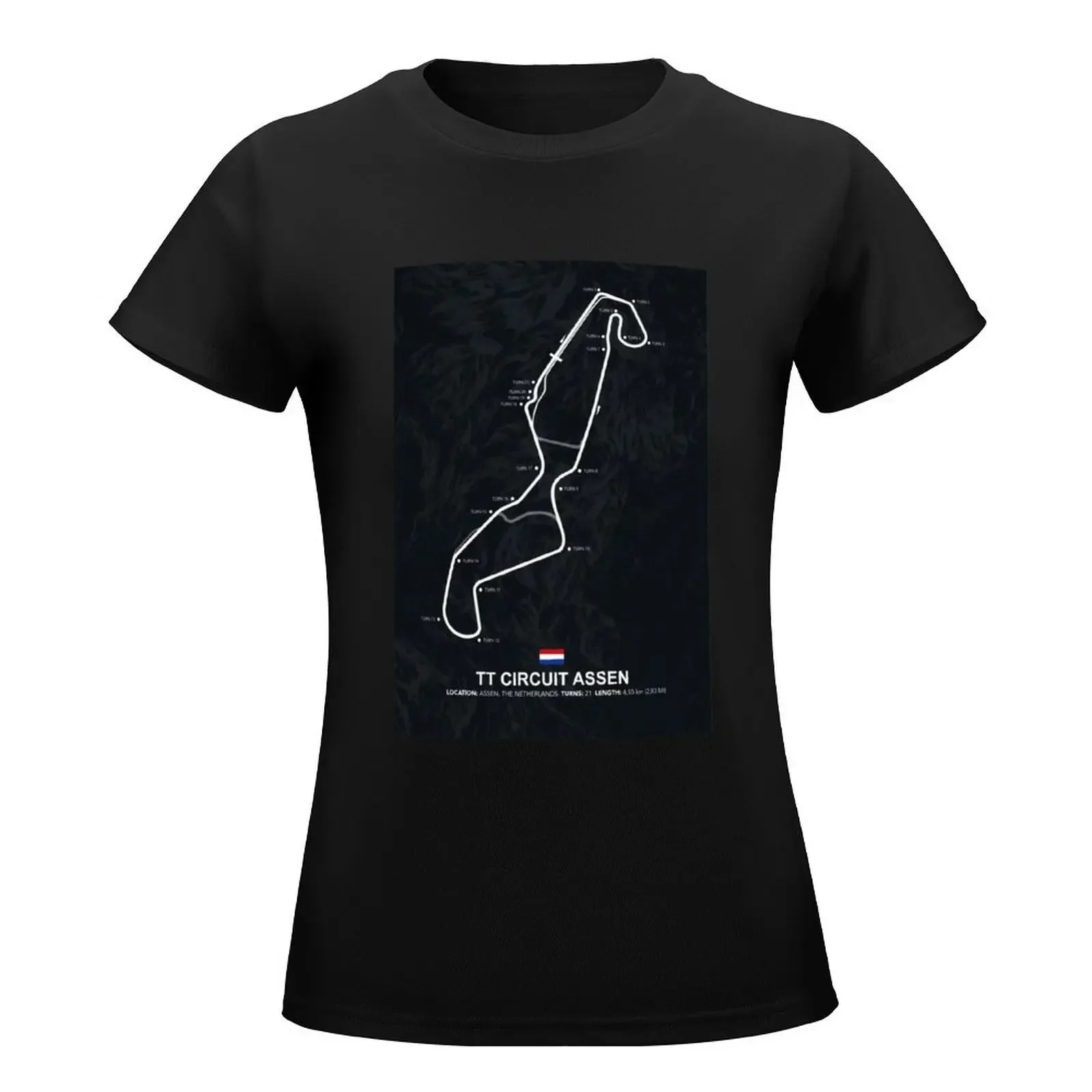 TT Circuit Assen T-Shirt plus size tops animal print shirt for girls Woman clothes