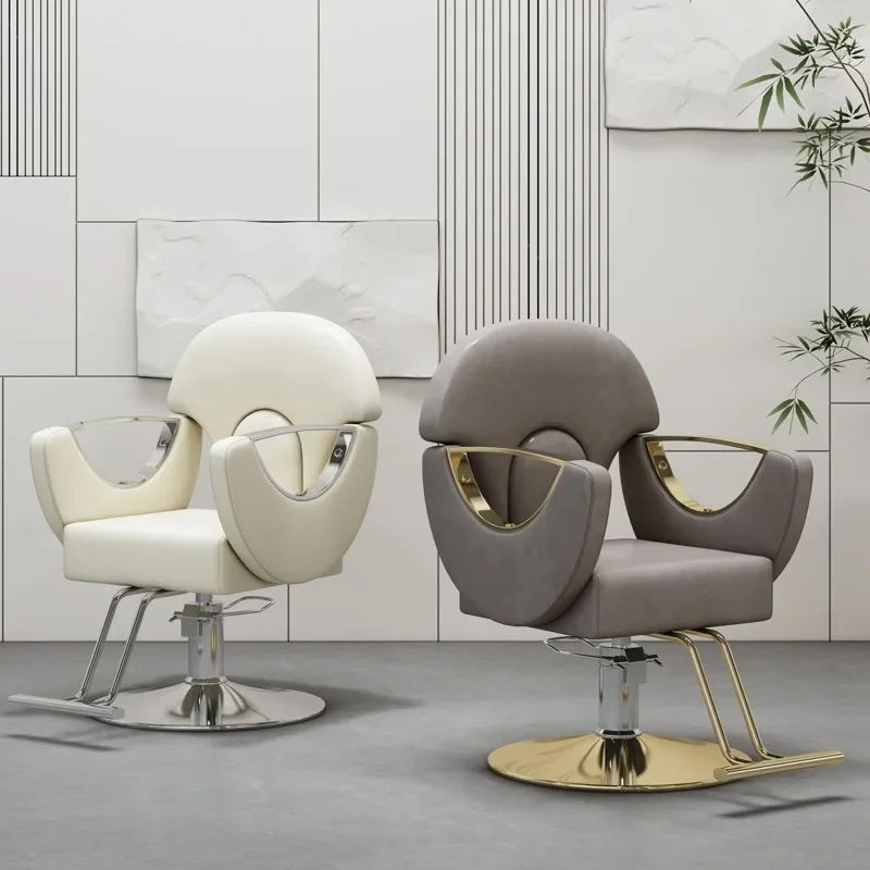 Internet celebrity hairdresser barber chair, hair salon special hairdressing chair, barbershop liftable rotating hair cutting