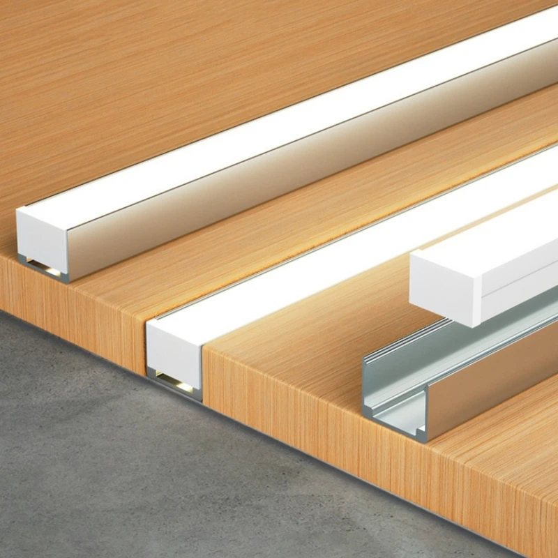 0.5 متر/1 متر مرنة LED النيون قطاع ضوء مشبك ثابت U-شكل الألومنيوم قناة مشبك قاعدة مرنة سيليكون أنبوب شنت قوس