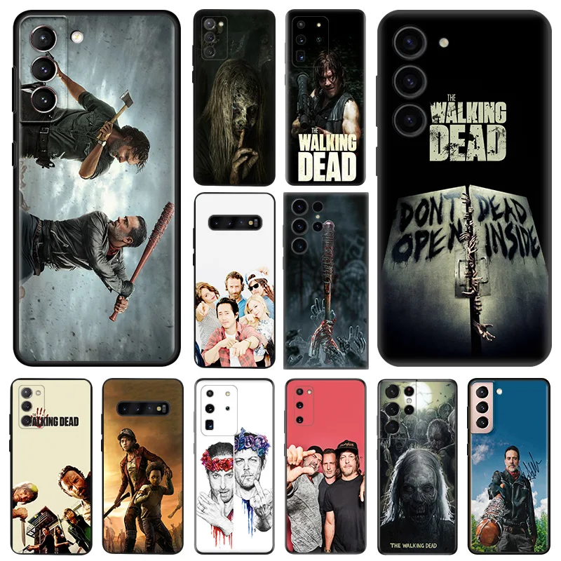 The Walking Dead Silicone Soft Phone Cases Cover for Samsung Galaxy S24 S23 5G S22 S21 S20 Ultra FE S10 Lite E Plus Fundas