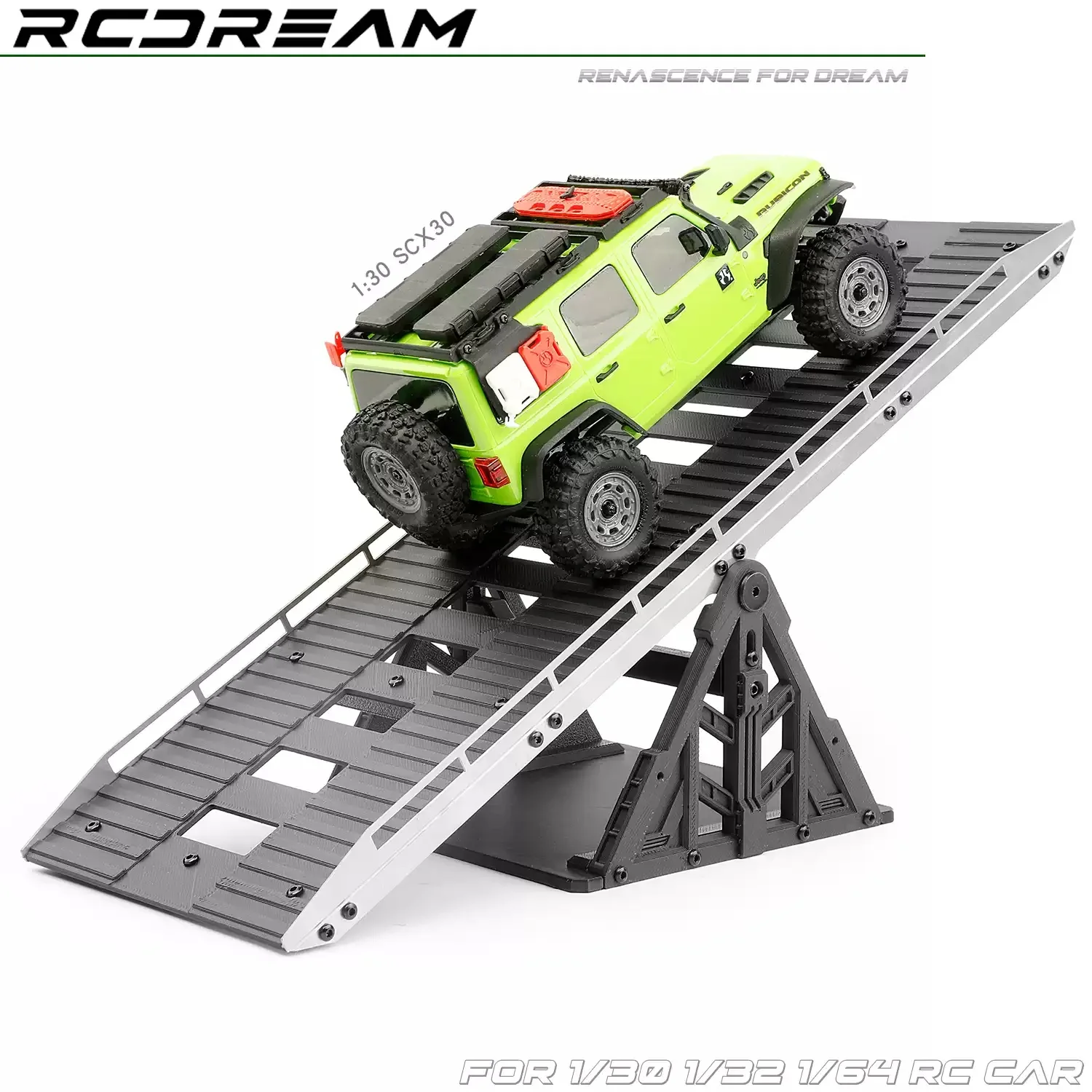 RCDream1/30 1:32 SCX30 V01 seesaw climbing model car off-road track simulation roadblock