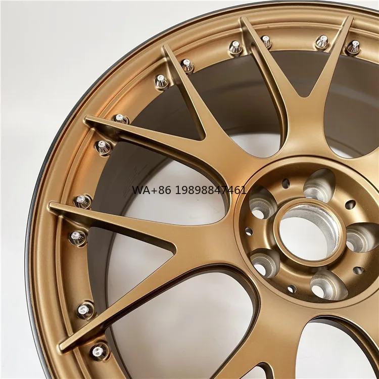 

GOLDEN 19-22 Inch Gloss Black Spoke Face Special Bronze Forged Wheels 108mm PCD 4 Pieces New Alloy Wheels