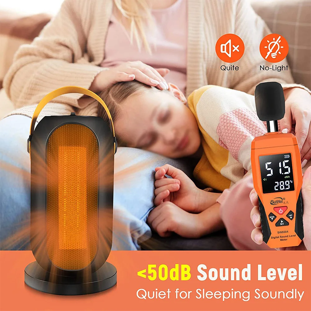 

Energy-saving Fan Heater With 6 Modes, 1200W High-power PTC Heating, Overheat Protection, And Tilt Protection