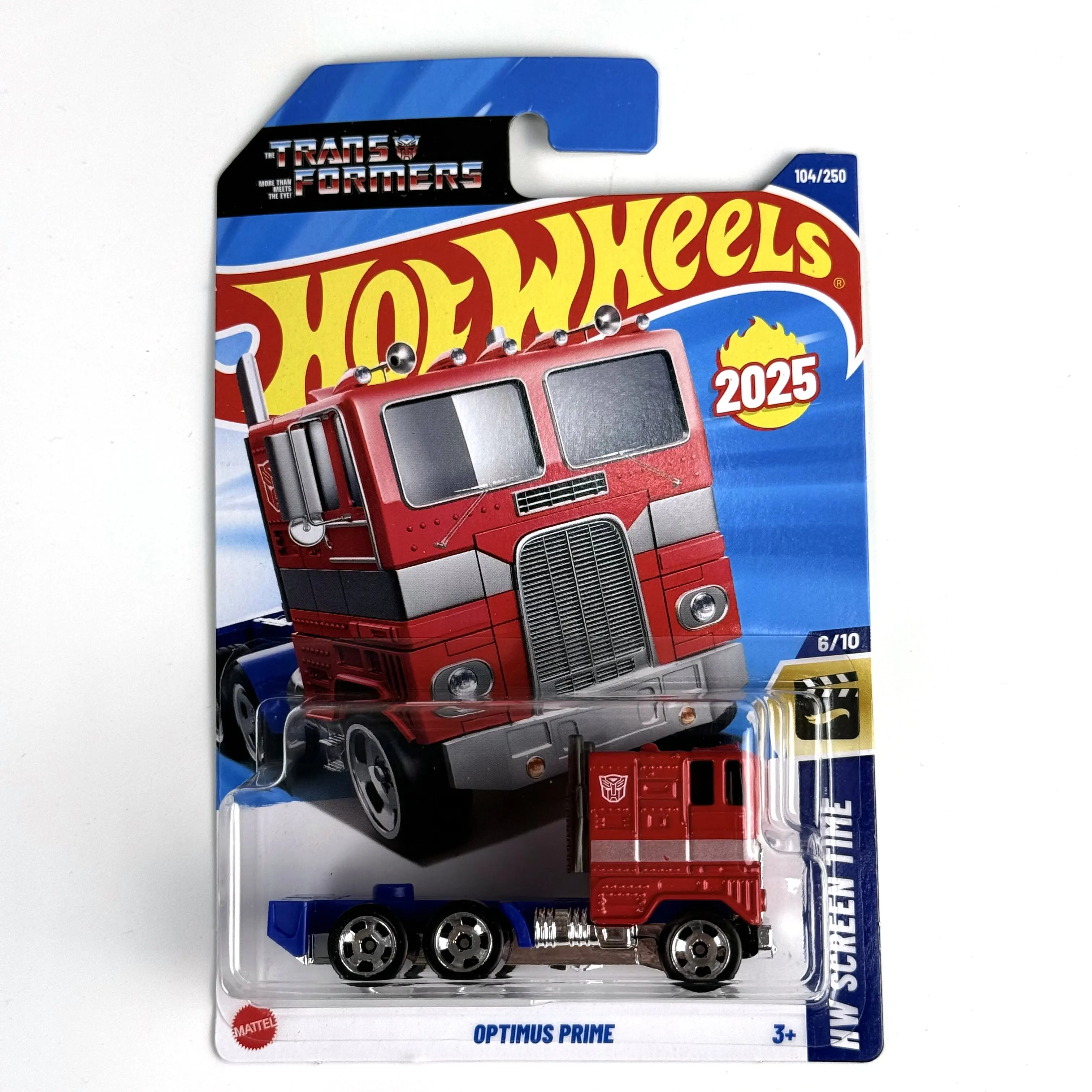 

2025-104 Hot Wheels Cars 2025F OPTIMUS PRIME 1/64 Metal Die-cast Model Toy Vehicles