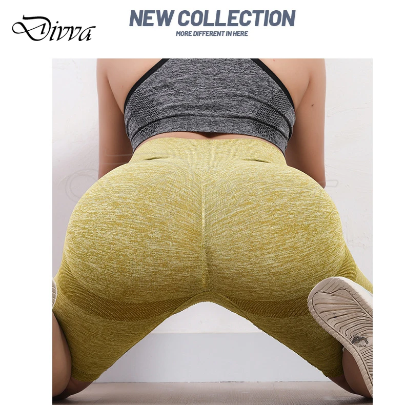 Women Butt Lifting Yoga Shorts Elastic Workout High Waist Tummy Control Ruched Booty Pants Seamless Gym Compression Tights