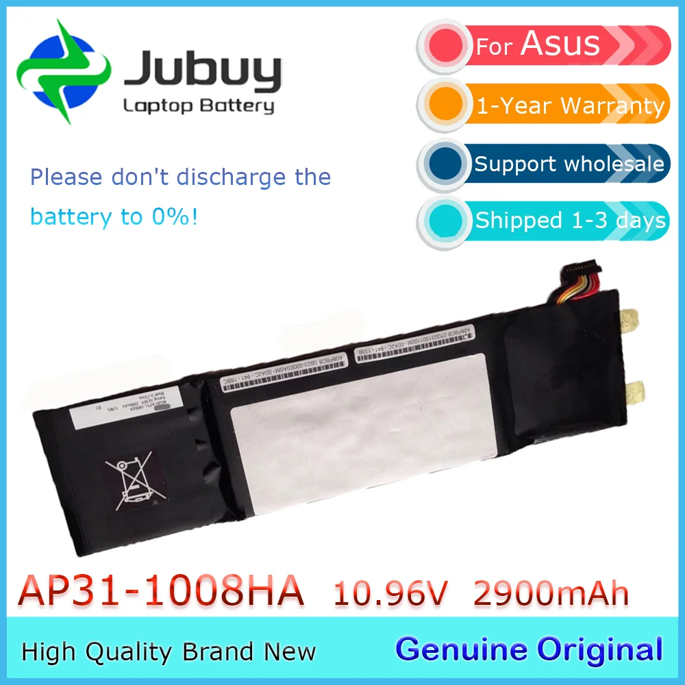 AP31-1008HA 10.95V 2900mAh Original Laptop Battery for Asus Eee PC 1008 1008HA P31-1008HA AP32-1008HA