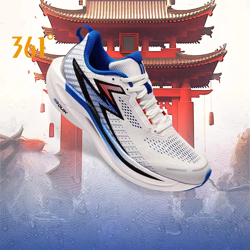 361 Degrees Flame 2.5 ET Men's Running Shoes Shock-Absorbing Physical Test Training Stability Racing Sneaker Male 672442207