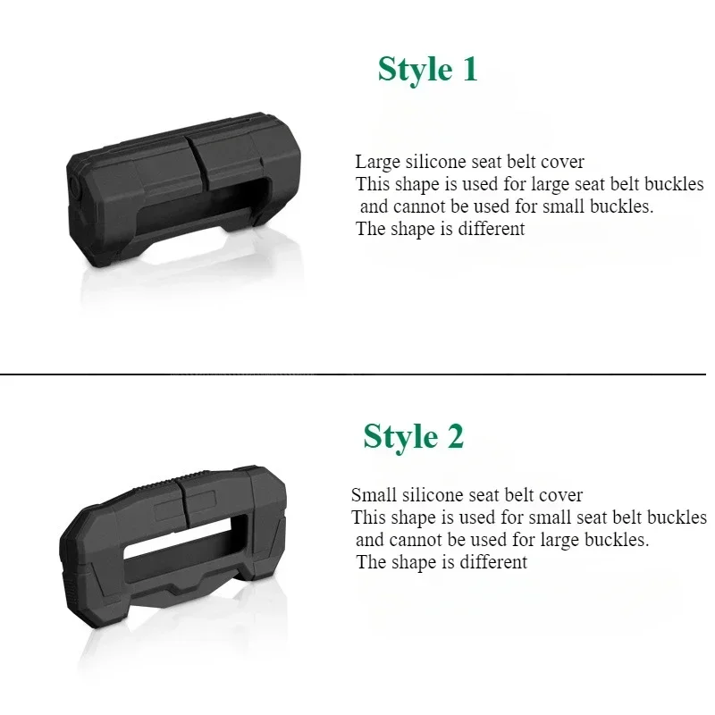 For Tesla Model 3/Y/3 Highland 2024 Seatbelt Buckle Protective Cover Silicone Collision Avoidance Red Black Car Safety Belt Clip