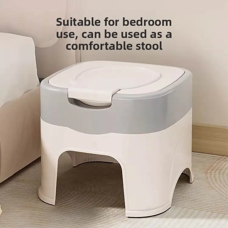 

Portable Nighttime Urinal Bucket with Lid Bedroom Use Anti-Odor Urinal Pan for Pregnant Women Household Bathroom Tool