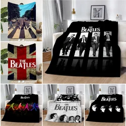 The B-beatles Printed Blanket Picnic Blankets Warm Blanket Soft and Comfortable Blanket Home Travel Birthday Gift