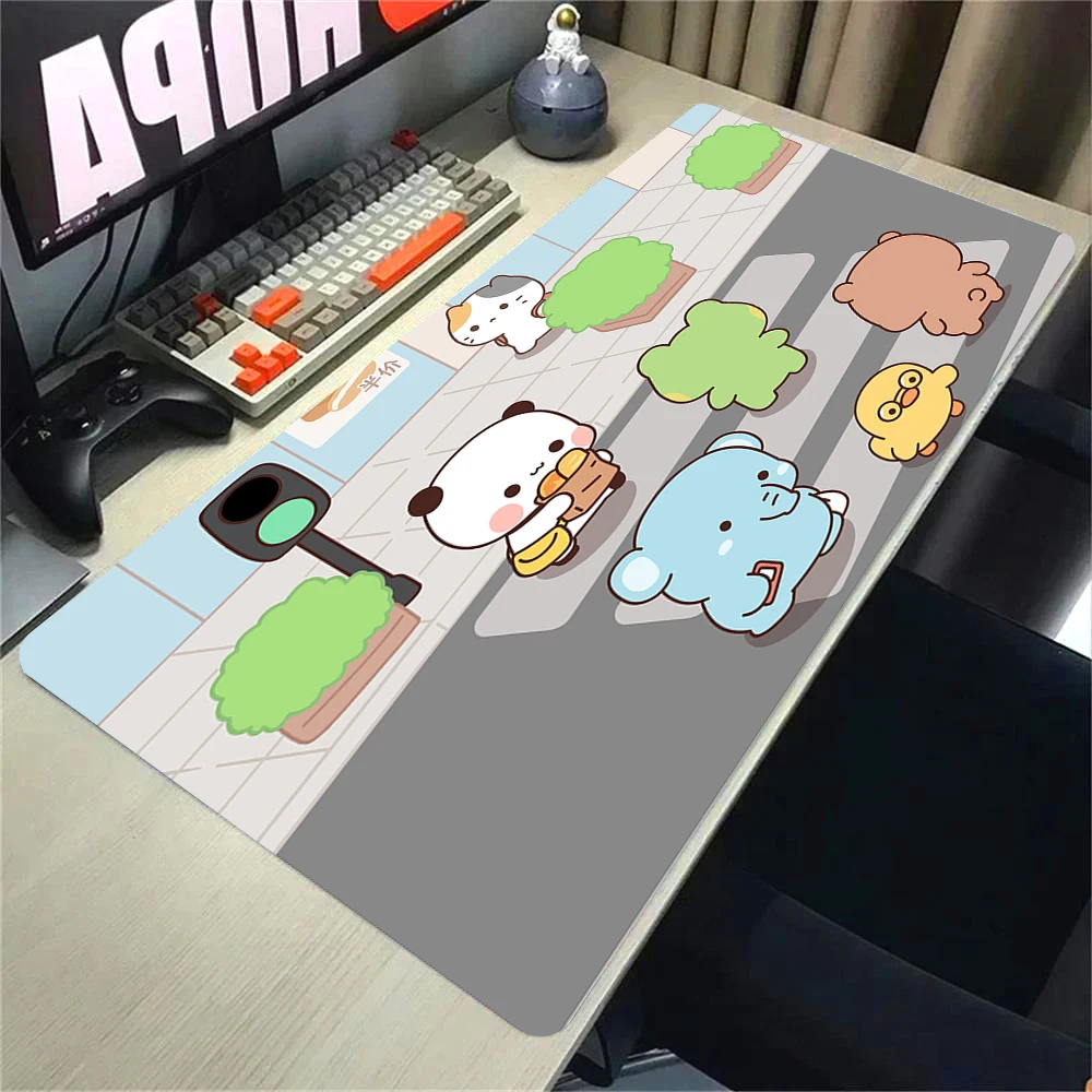 Grande Gamer Mousepad para Computador, Mouse Pad, Tapete de Mesa, Acessórios para Jogos PC, Mousepad para PC, Bubu Dudu, XXL