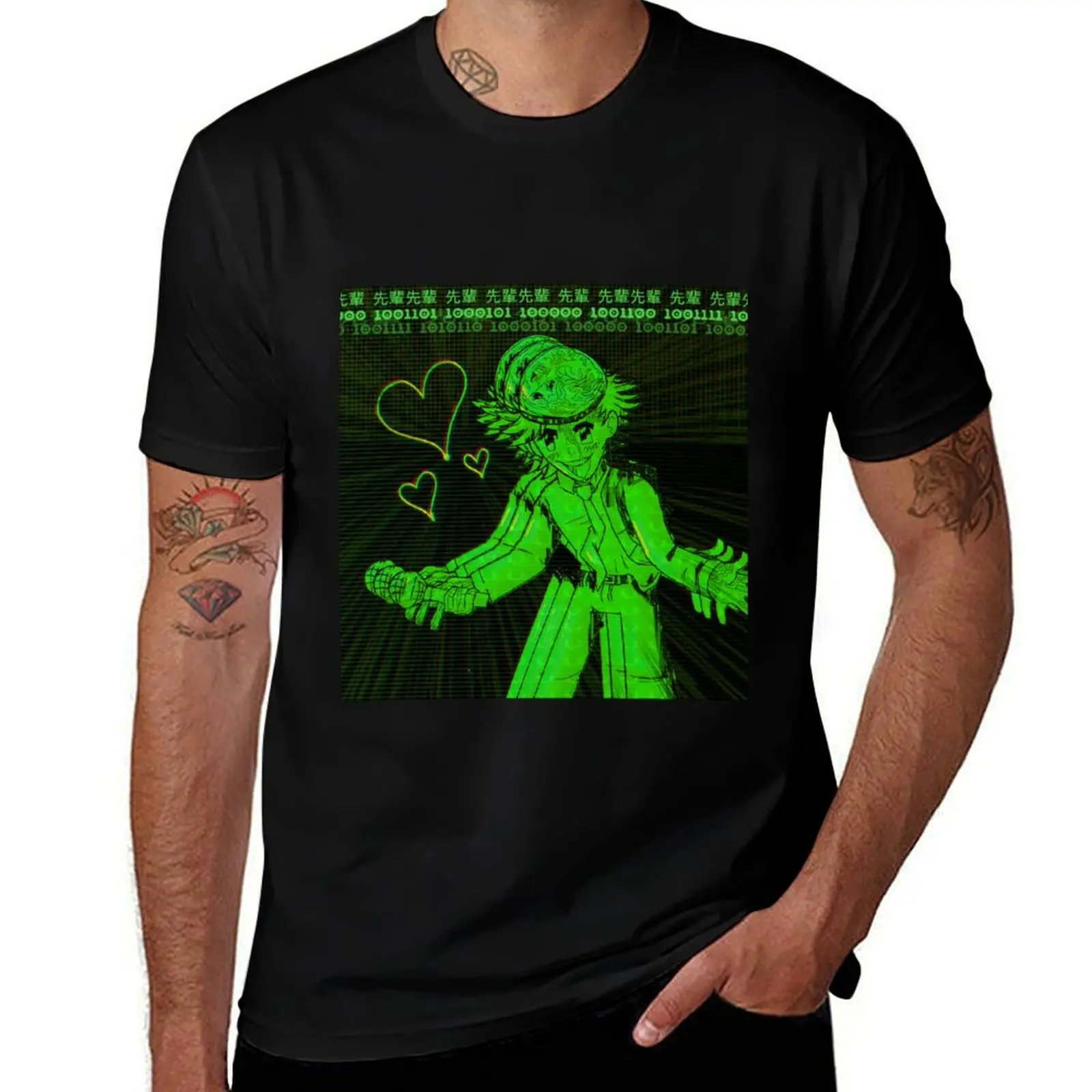 

[ FNF ] CYBERGOTH SENPAI T-Shirt t shirts designer anime t shirts for man T-Shirt