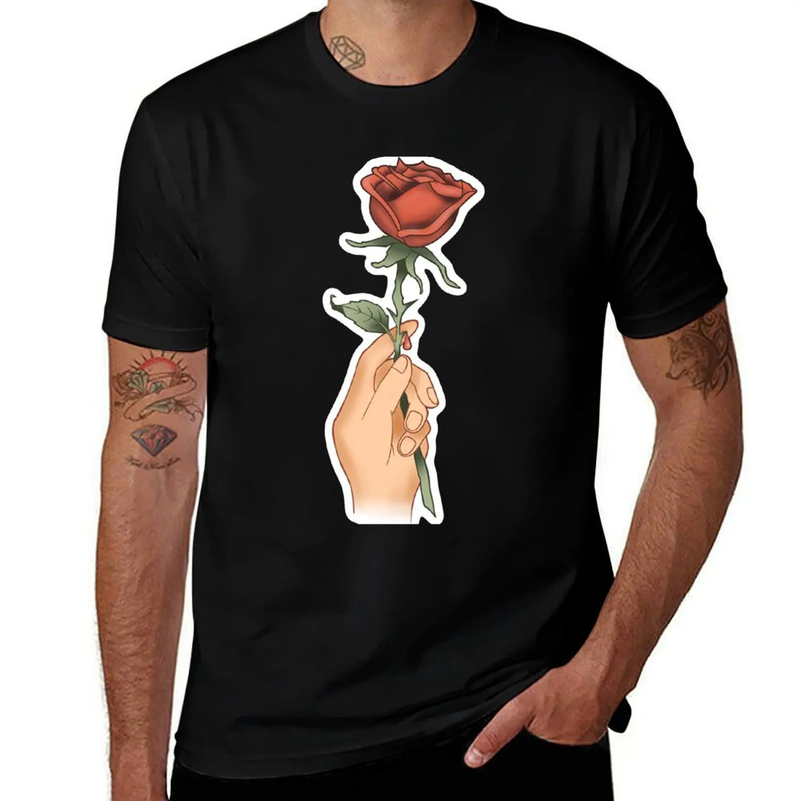 Every Rose T-Shirt Christmas Theme Tee Top