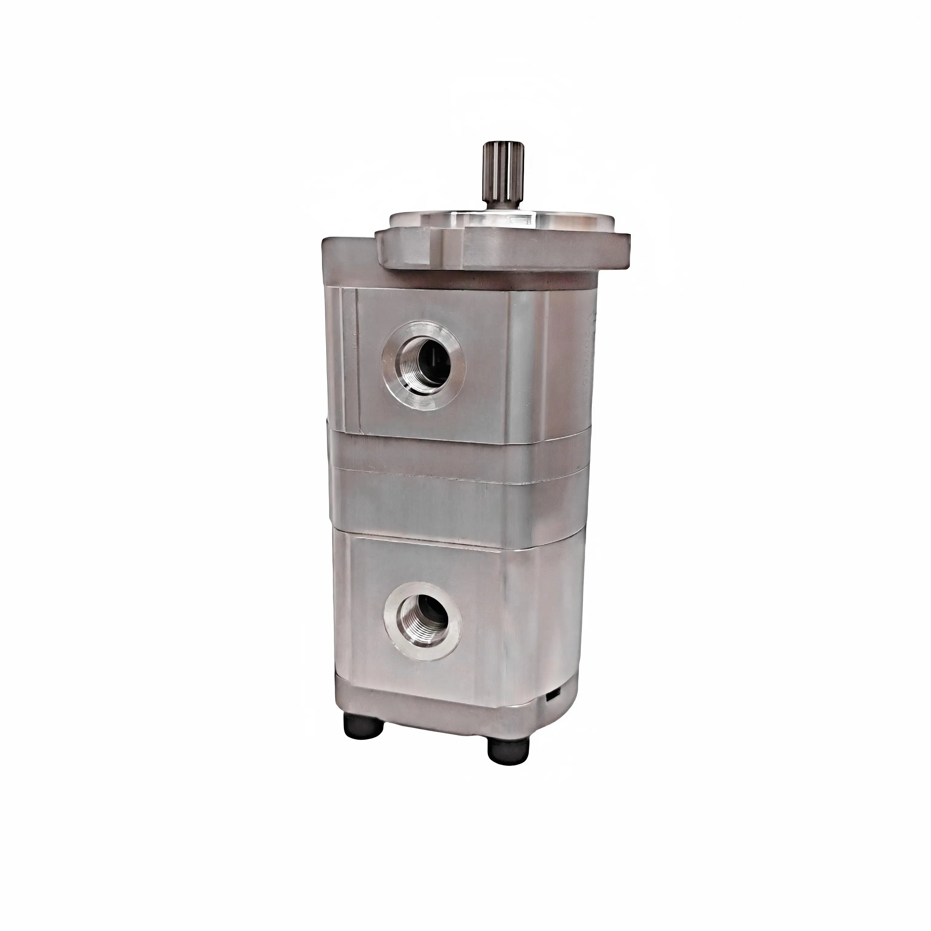 Aluminum Body High Pressure Double Tandem Gear Pump, Multi‑Stage Hydraulic Pump For Wood Splitter Log Splitter Equipment