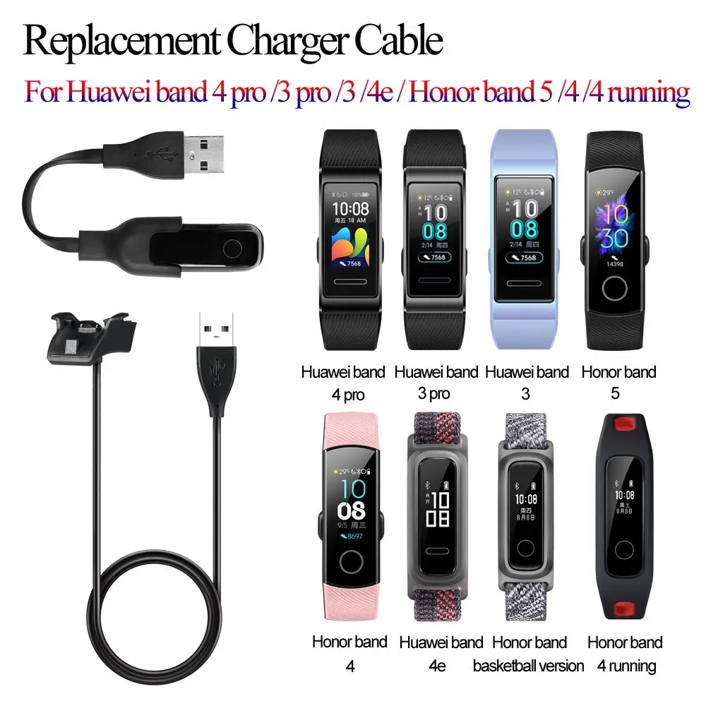 Image of Für Huawei Band 4 3 2 pro 4e Honor band 5 4 3 Laufen USB Lade Dock Ladegerät Kabel Cradle